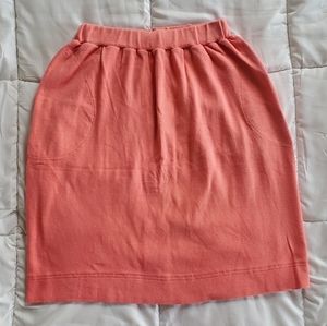 CP Shades 100% Cotton Sweat Skirt Women's L Pink